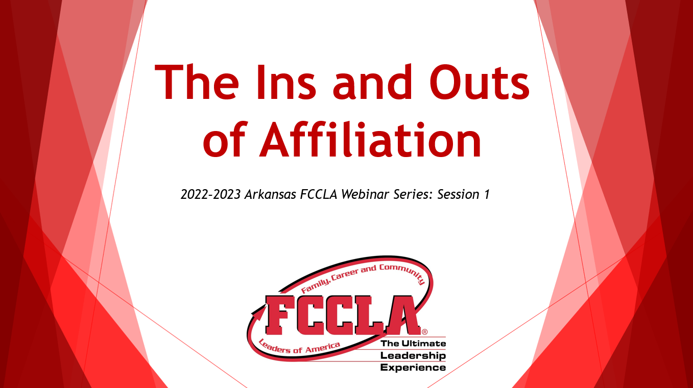 FCCLA Webinars